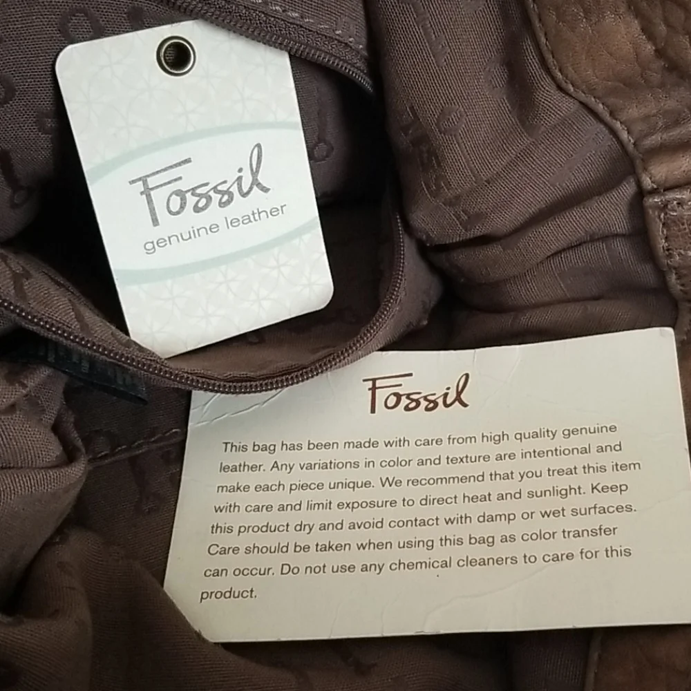 Fossil Leather Y2K Hobo